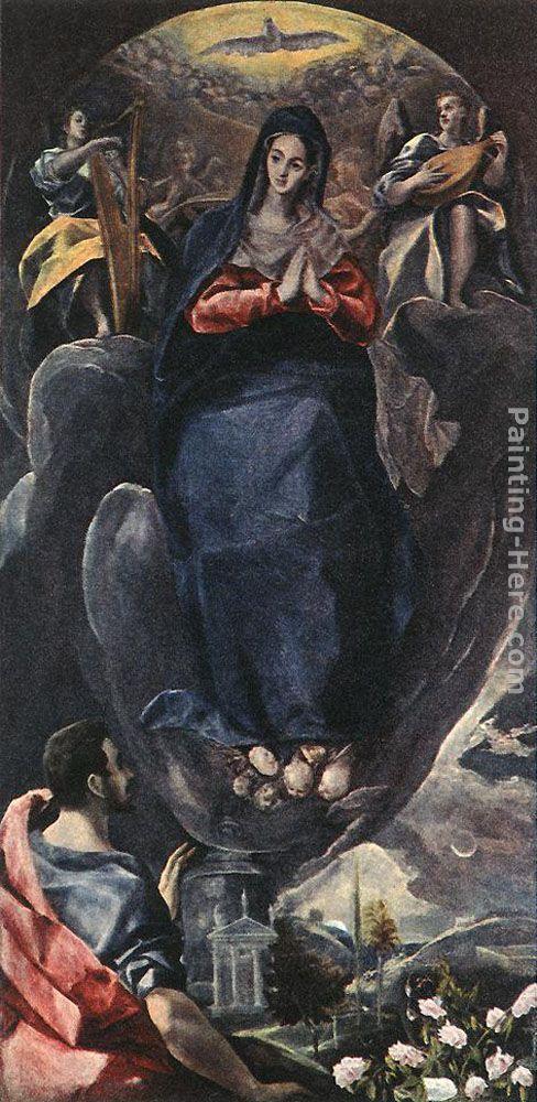 El Greco The Virgin of the Immaculate Conception and St John
